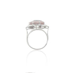 Polished Rose Quartz Ring
