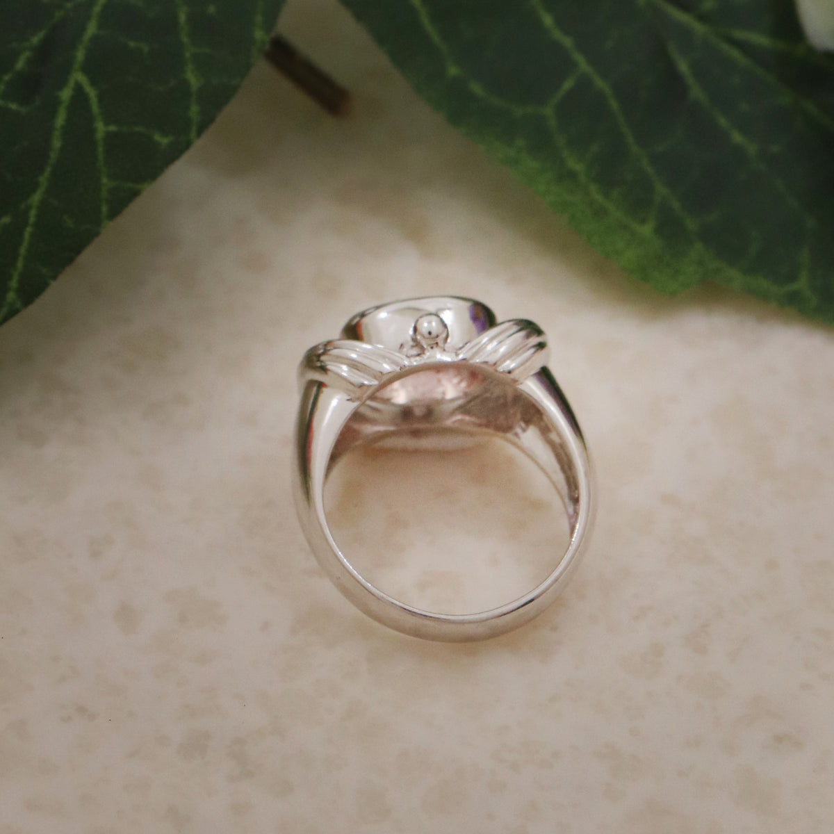 Charming Rose Quartz Ring