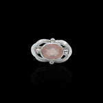 Charming Rose Quartz Ring