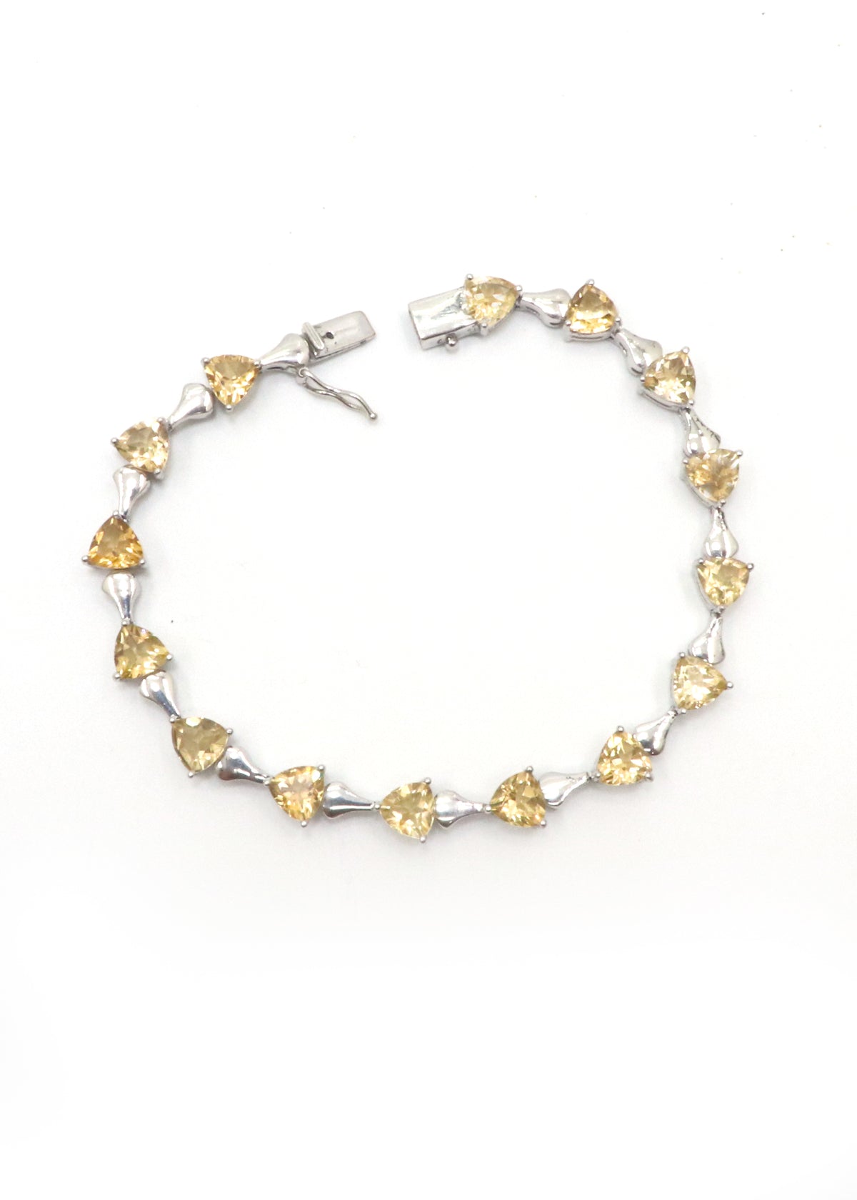 Sunny Citrine Link Bracelet