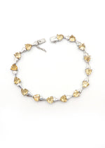Sunny Citrine Link Bracelet