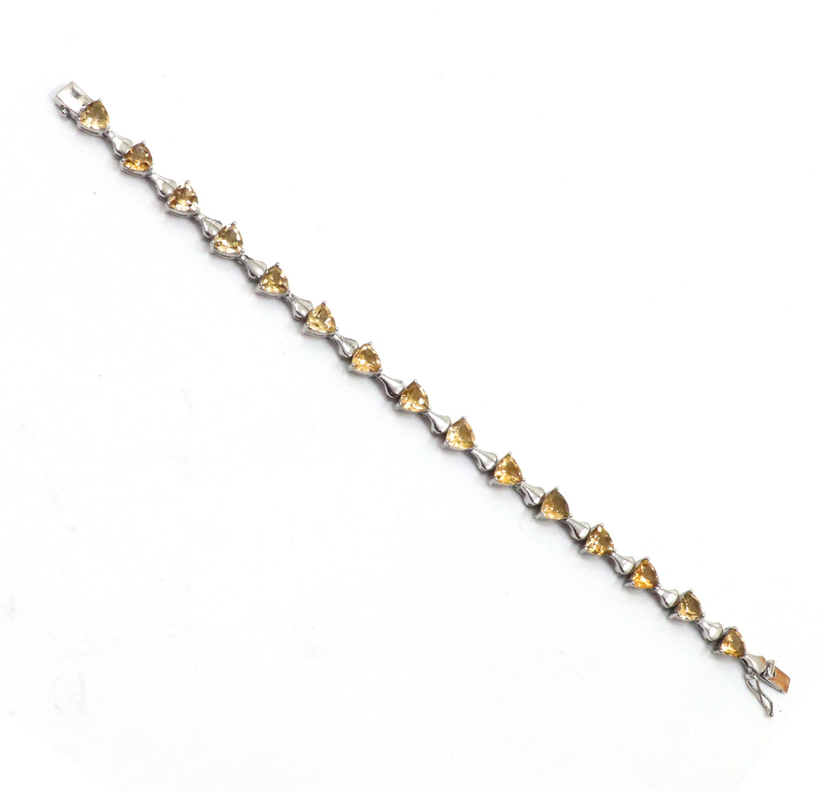 Sunny Citrine Link Bracelet