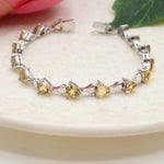 Sunny Citrine Link Bracelet