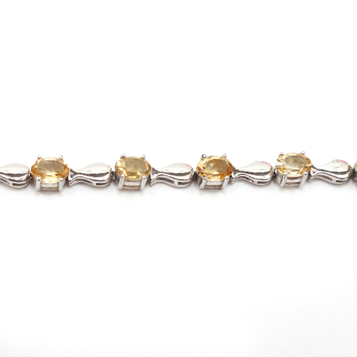 Delicate Citrine Gemstone Bracelet