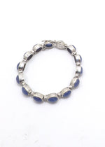 Exquisite Tanzanite & CZ Tennis Bracelet
