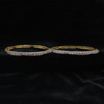 Sparkling CZ Sterling Silver Bangle