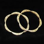 Sparkling CZ Sterling Silver Bangle