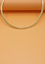 Italian Gold Plated Silver Chain Necklace
