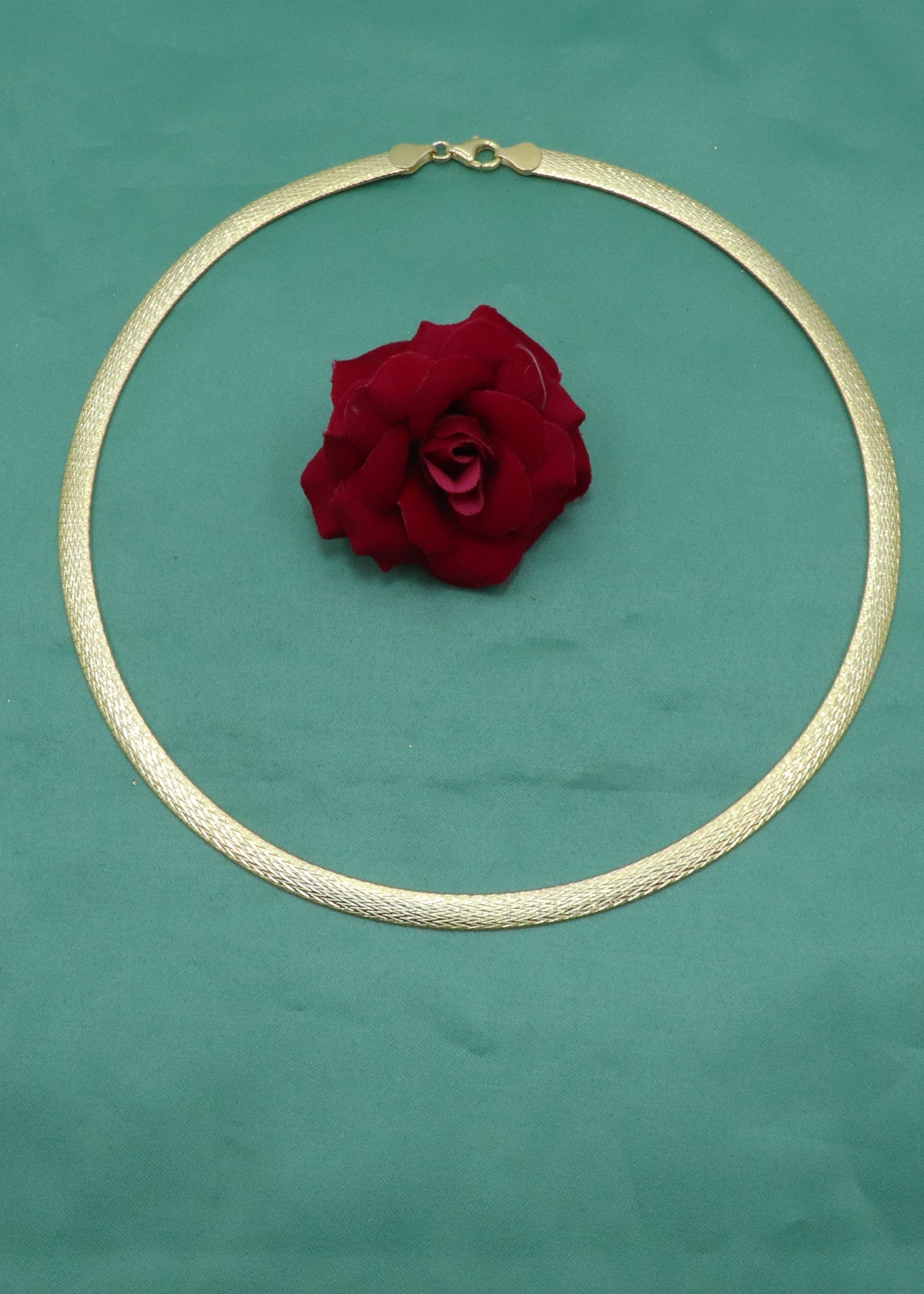 Italian Gold Plated Silver Chain Necklace