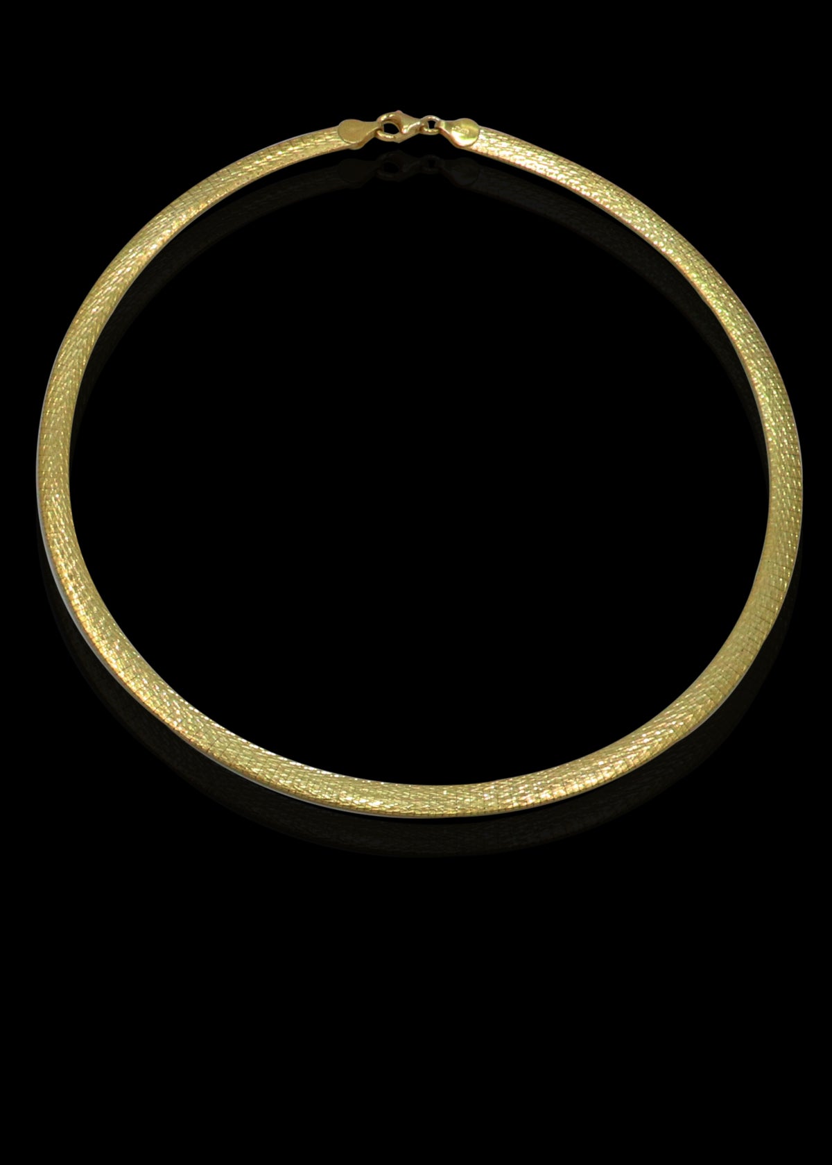 Italian Gold Plated Silver Chain Necklace