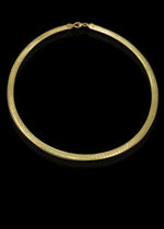 Italian Gold Plated Silver Chain Necklace