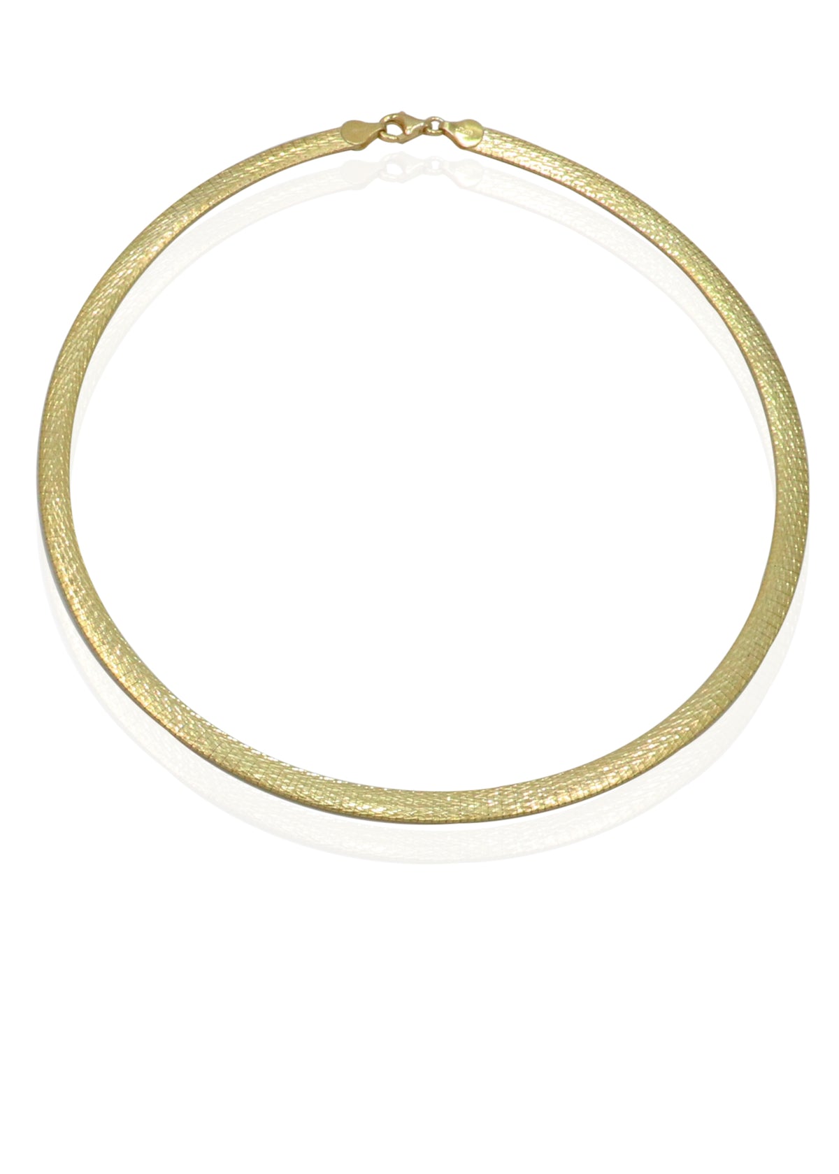 Italian Gold Plated Silver Chain Necklace