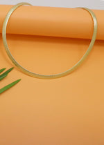Italian Gold Plated Silver Chain Necklace