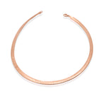 Italian Rose Gold Plated Silver Chain Necklace