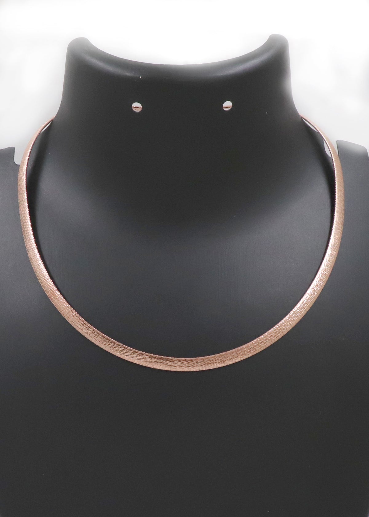 Italian Rose Gold Plated Silver Chain Necklace