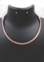 Italian Rose Gold Plated Silver Chain Necklace