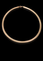 Italian Rose Gold Plated Silver Chain Necklace
