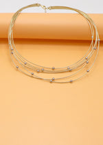Pearl & Silver Bead Italian Chain Necklace