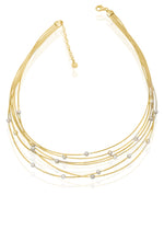 Pearl & Silver Bead Italian Chain Necklace