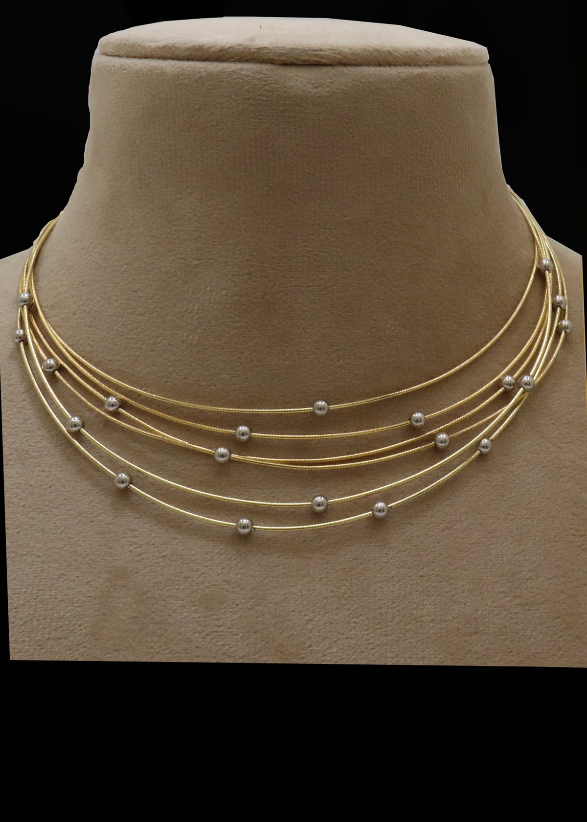 Pearl & Silver Bead Italian Chain Necklace