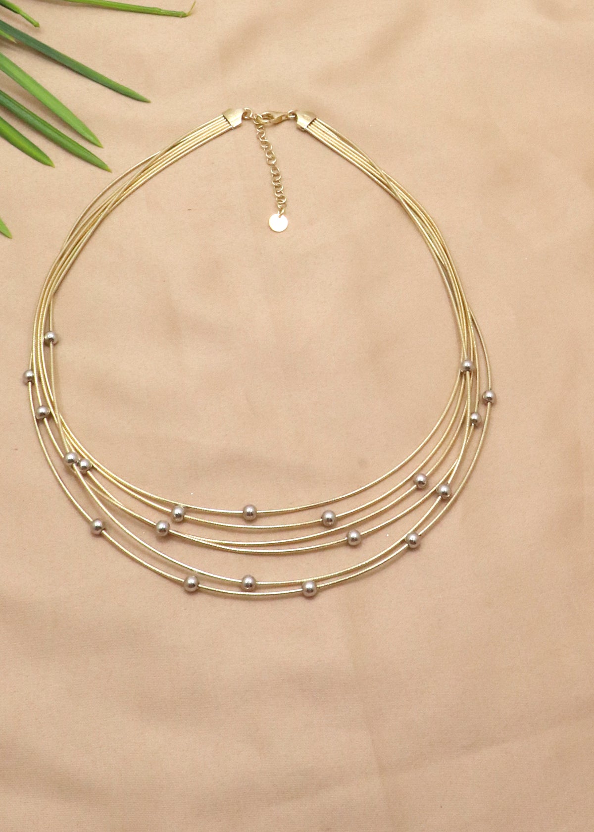Pearl & Silver Bead Italian Chain Necklace