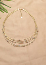 Pearl & Silver Bead Italian Chain Necklace
