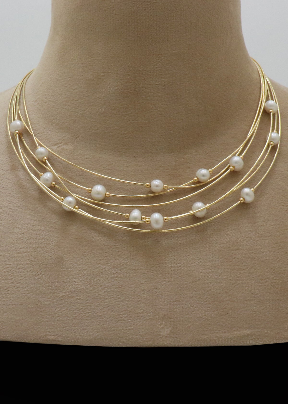 Large Pearl Italian Chain Necklace