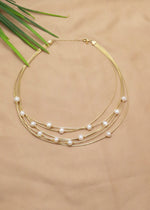 Large Pearl Italian Chain Necklace