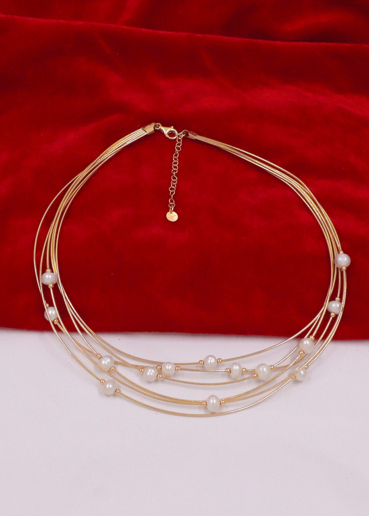 Large Pearl Italian Chain Necklace