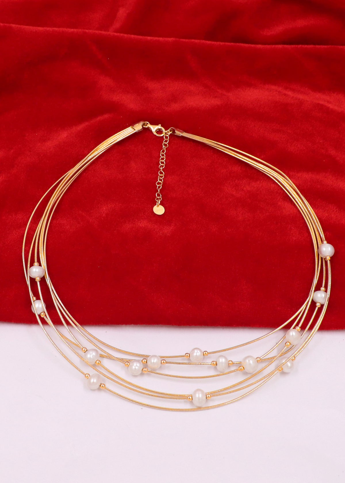 Large Pearl Italian Chain Necklace