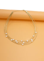 Large Pearl Italian Chain Necklace