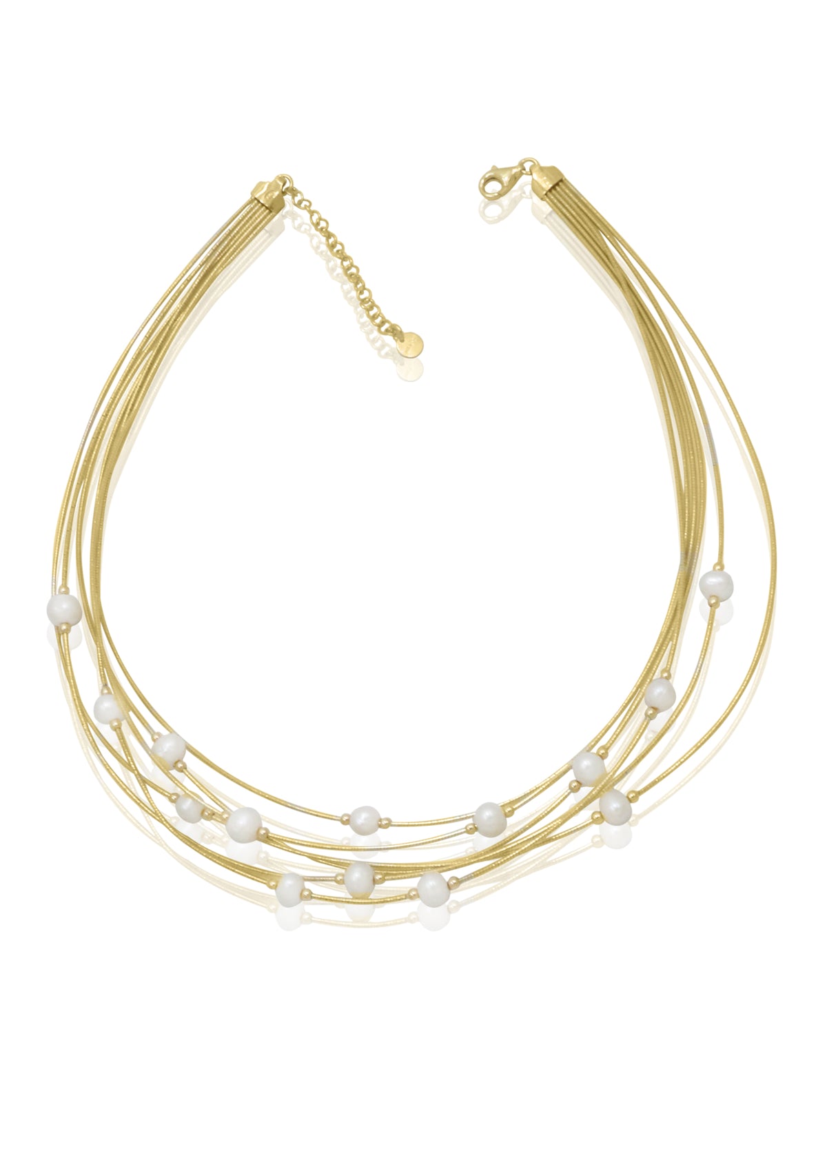 Large Pearl Italian Chain Necklace