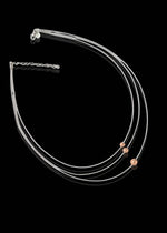Dainty Pearl & Silver Ball Chain Necklace