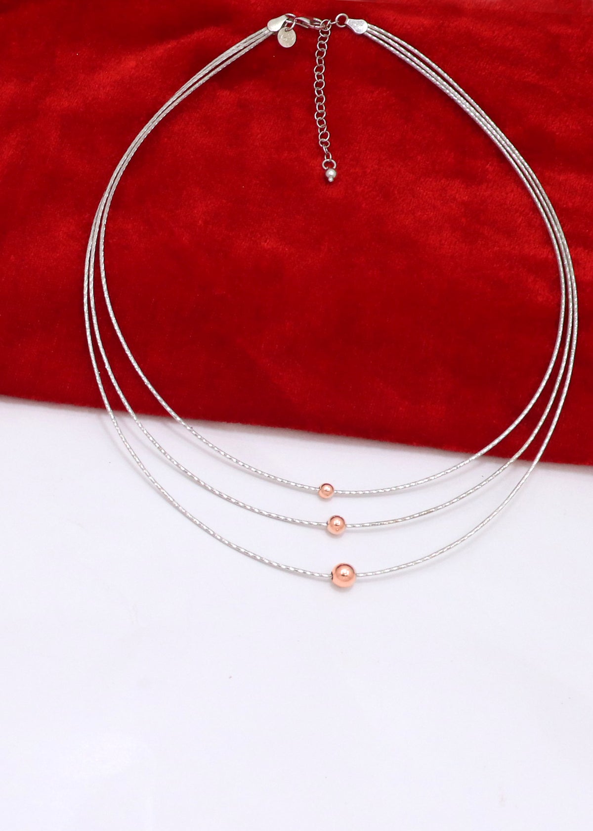 Dainty Pearl & Silver Ball Chain Necklace