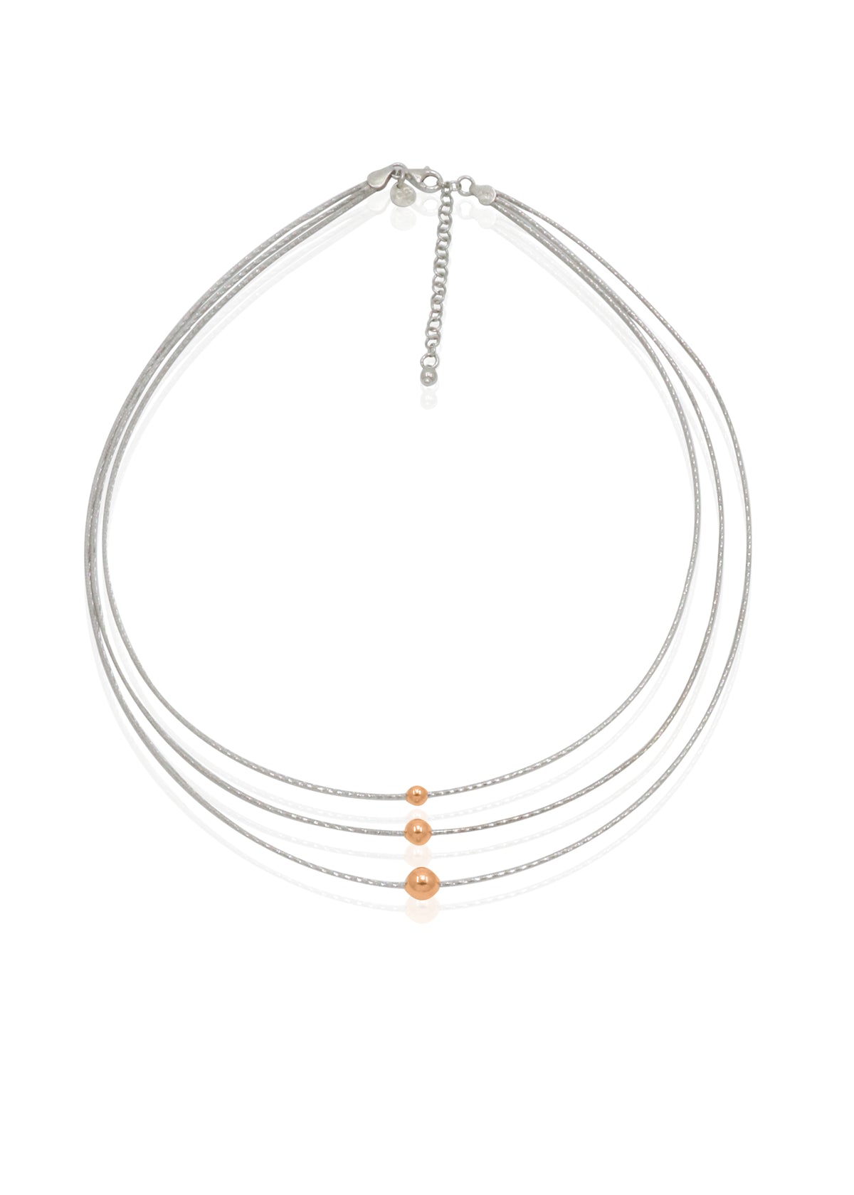 Dainty Pearl & Silver Ball Chain Necklace