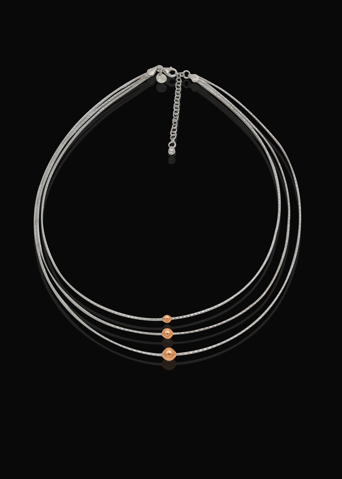 Dainty Pearl & Silver Ball Chain Necklace