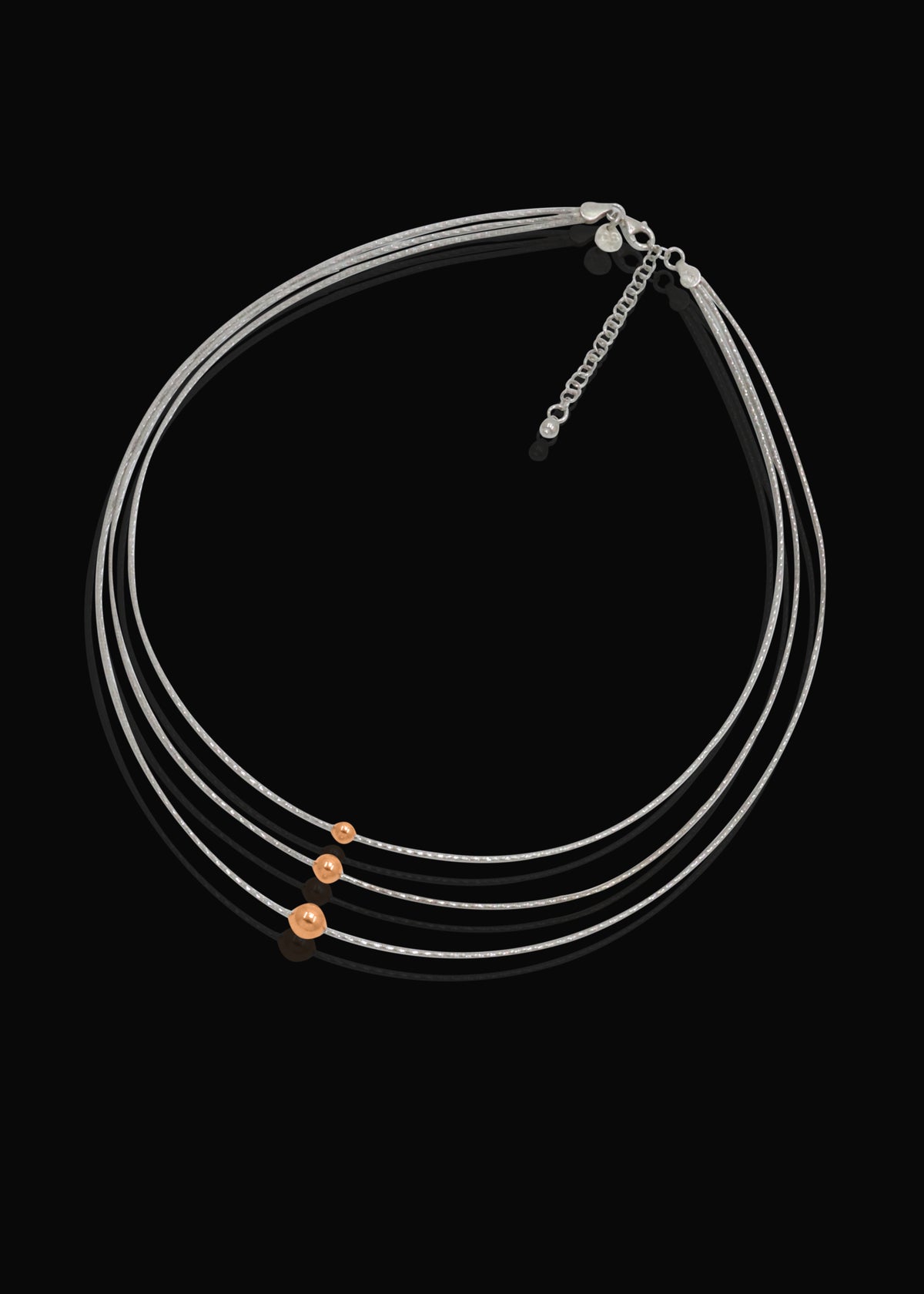 Dainty Pearl & Silver Ball Chain Necklace