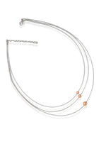 Dainty Pearl & Silver Ball Chain Necklace
