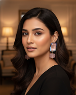 Rose Quartz Meena Earrings