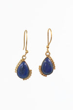 Lapis Sovereign Dangle Gold Earring