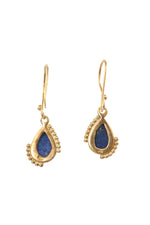 Lapis Sovereign Dangle Gold Earring