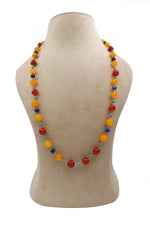 Lapis & Carnelian Royale Beaded Necklace