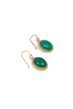 Onyx Royalty Gold Hook Earring
