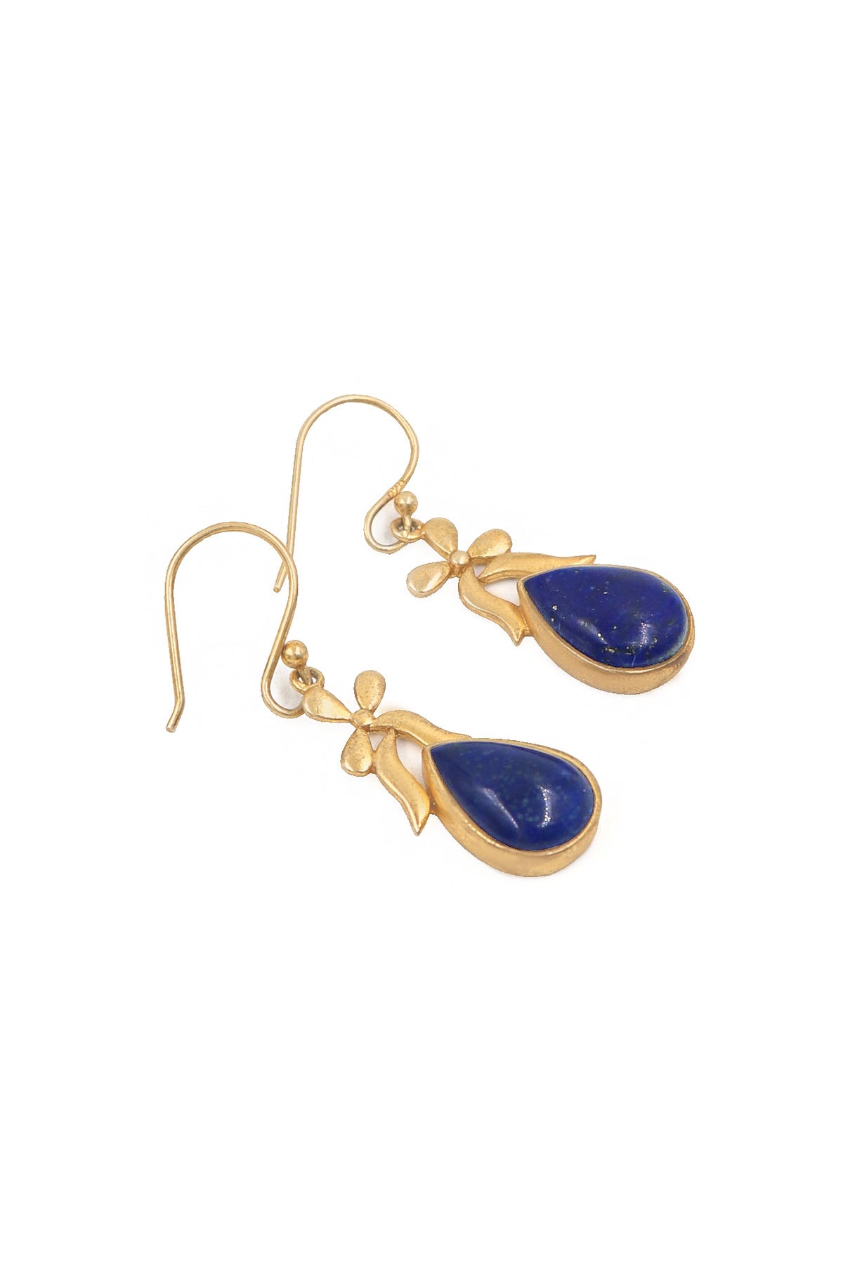 Lapis Majesty Gold Dangle Earring