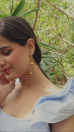 Ruby Royalty Sui Dhaga Earring