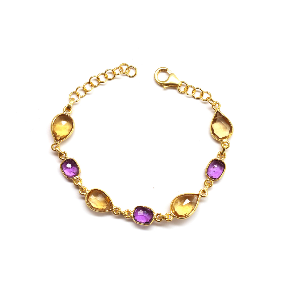 Amethyst Citrine Royal Bracelet II