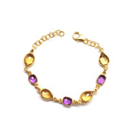 Amethyst Citrine Royal Bracelet II