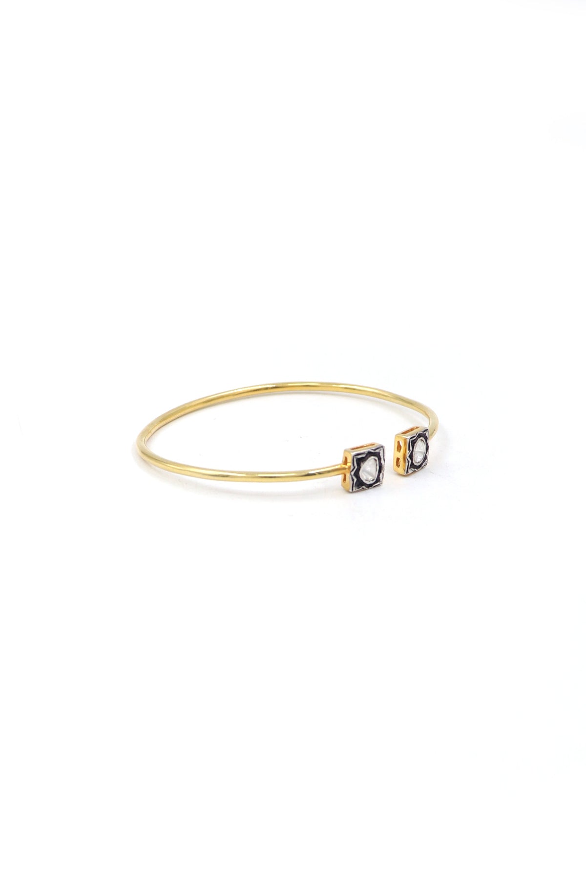 Polki Diamond Sovereign Openable Bracelet