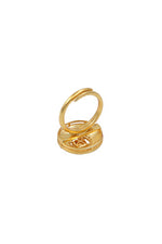 Moissanite Enamel Crown Ring