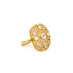 Moissanite Gold Plated Ring I